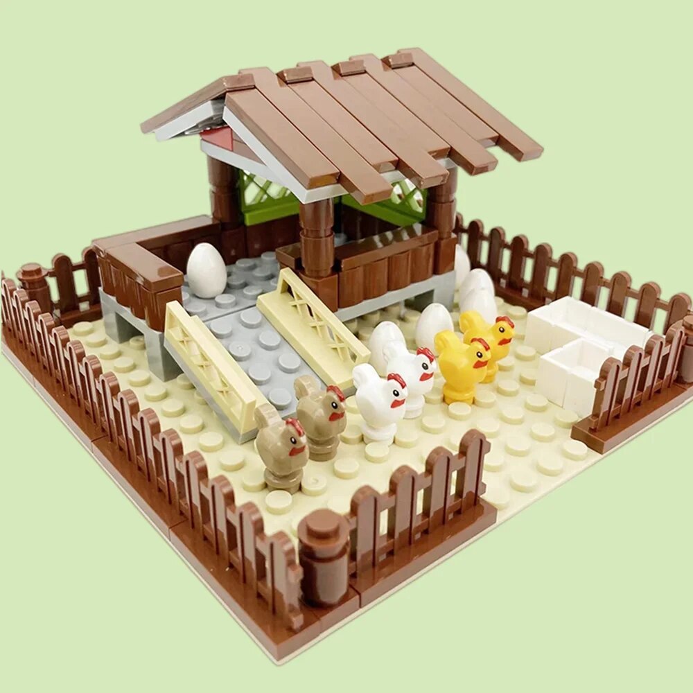 Urban Farming Education - Новые строительные блоки MOC «Курятник», строительные